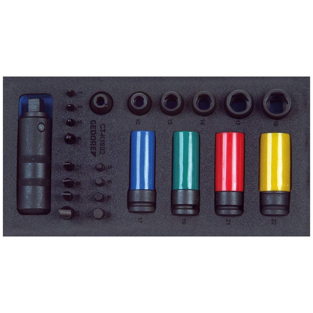Gedore Schraubenlöser-Sortiment 1/2 in Check-Tool-Modul