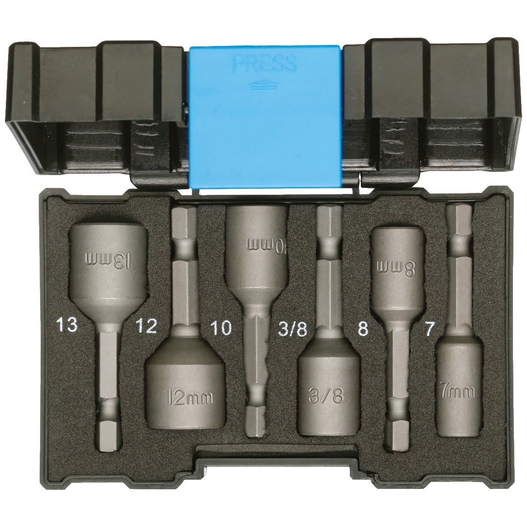 Gedore Bit-Box Steckschlüssel Maschinenaufnahme 6-tlg.