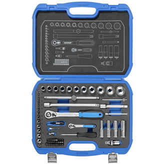Gedore Steckschlüssel-Satz 1/4"+1/2"