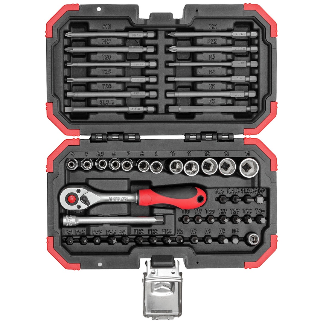 Gedore Bit-Satz 1/4 51tlg