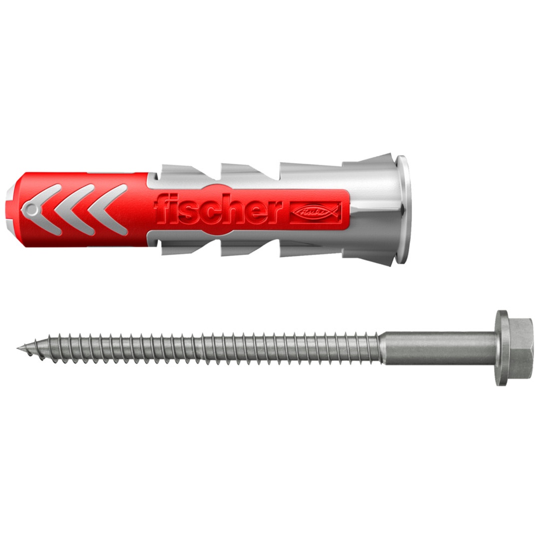 Fischer DuoPower 10x50 S A4 K (2 ST) mit Schraube A2