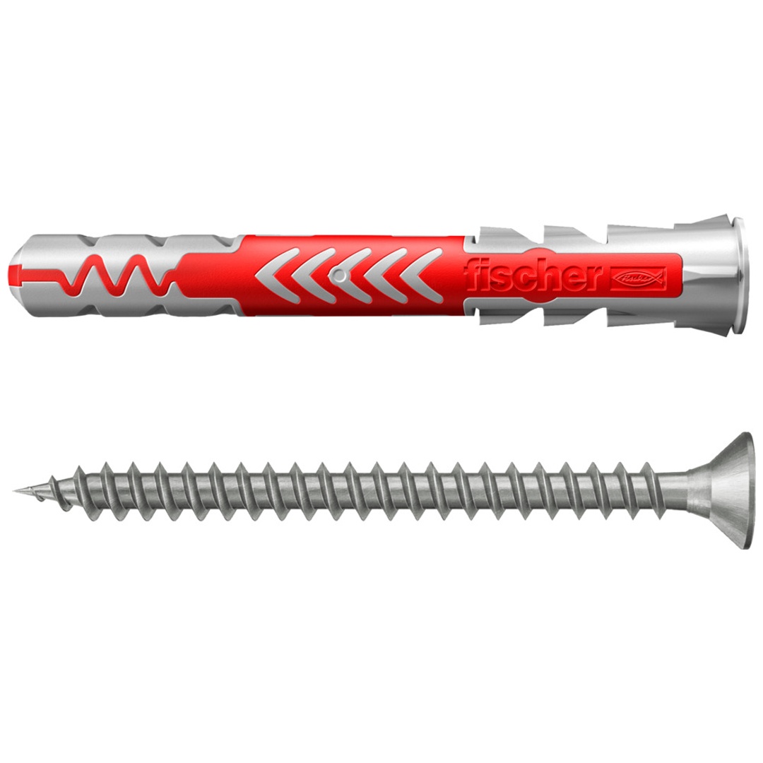 Fischer DuoPower 6x50 S A2 K (4 ST) mit Schraube A2