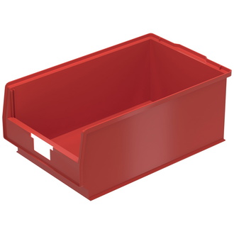 BITO Sichtlagerkasten PK Set inklusive Etikett / PK2 500x315x200 rot (6 Stk.)