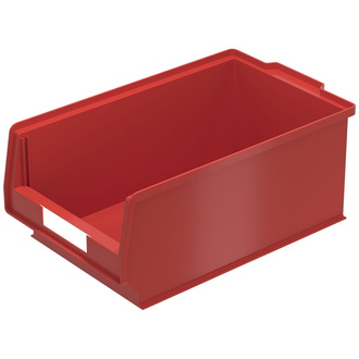 BITO Sichtlagerkasten PK Set inklusive Etikett / PK3 350x210x145 rot (10 Stk.)