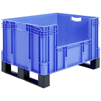 BITO Eurostapelbehälter XL Set / XL 86326DKufe 800x600x320 blau Etikett En