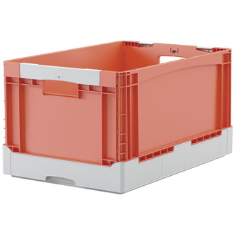 BITO Klappbox EQ 64281 orange Durchfassgriff