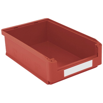 BITO Sichtlagerkasten SK Set / SK5031 500x313x145 rot inklusive Etikett (8 Stk.)