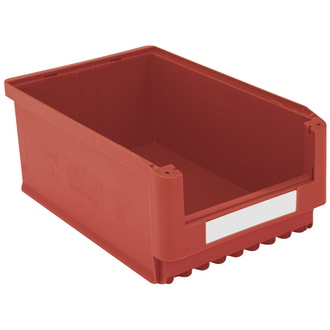 BITO Sichtlagerkasten SK Set / SK5032R 500x313x200 rot inklusive Etikett (6 Stk.)