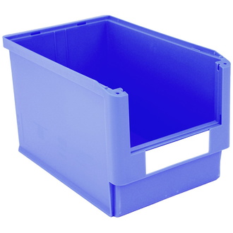 BITO Sichtlagerkasten SK Set / SK5033 500x313x300 blau inklusive Etikett (4 Stk.)