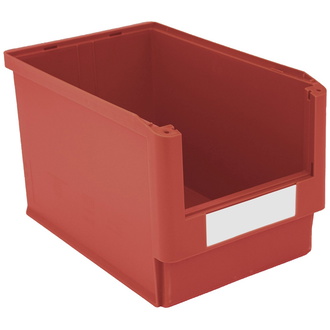 BITO Sichtlagerkasten SK Set / SK5033 500x313x300 rot inklusive Etikett (4 Stk.)