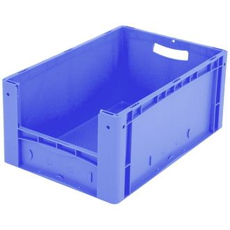 BITO Eurostapelbehälter XL Set / XL 64274 600x400x270 blau Etikett En