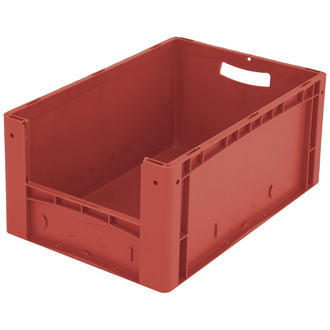 BITO Eurostapelbehälter XL Set / XL 64274 600x400x270 rot Etikett En