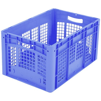 BITO Eurostapelbehälter XL / XL 64323 600x400x320 blau Wände durchbroch