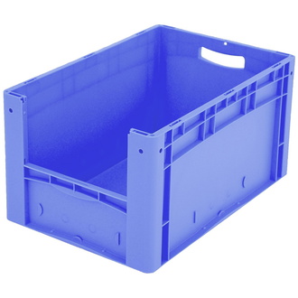 BITO Eurostapelbehälter XL Set / XL 64324 600x400x320 blau Etikett En