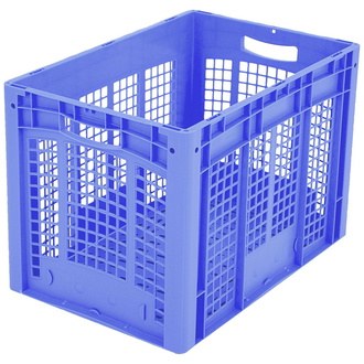 BITO Eurostapelbehälter XL / XL 64423 600x400x420 blau Wände durchbroch