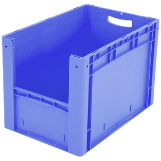 BITO Eurostapelbehälter XL Set / XL 64424 600x400x420 blau Etikett En