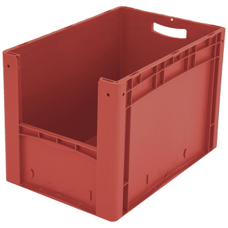 BITO Eurostapelbehälter XL Set / XL 64424 600x400x420 rot Etikett En