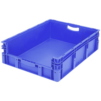 BITO Eurostapelbehälter XL Set / XL 86224 800x600x220 blau Etikett En