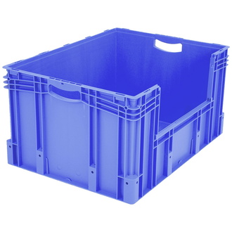 BITO Eurostapelbehälter XL Set / XL 86426 800x600x420 blau Etikett En