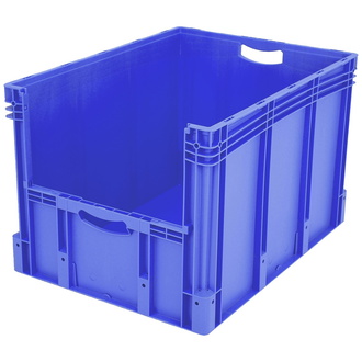 BITO Eurostapelbehälter XL Set / XL 86524 800x600x520 blau Etikett En