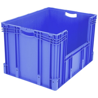 BITO Eurostapelbehälter XL Set / XL 86526 800x600x520 blau Etikett En