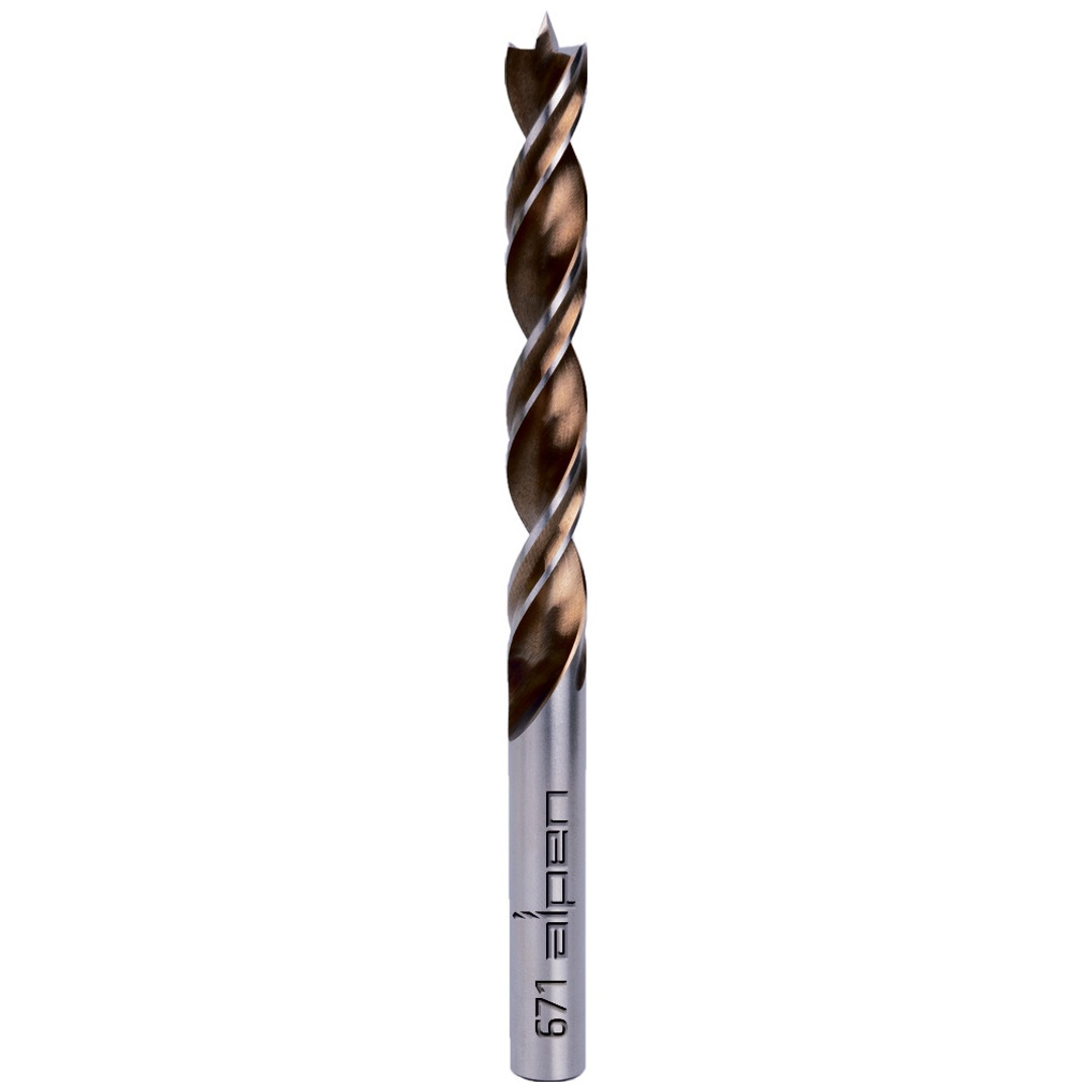 Alpen-Maykestag HSS Maschinen-Holzspiralbohrer TIMBER TWIST, PLT, Ø 1 (2 Stk.)