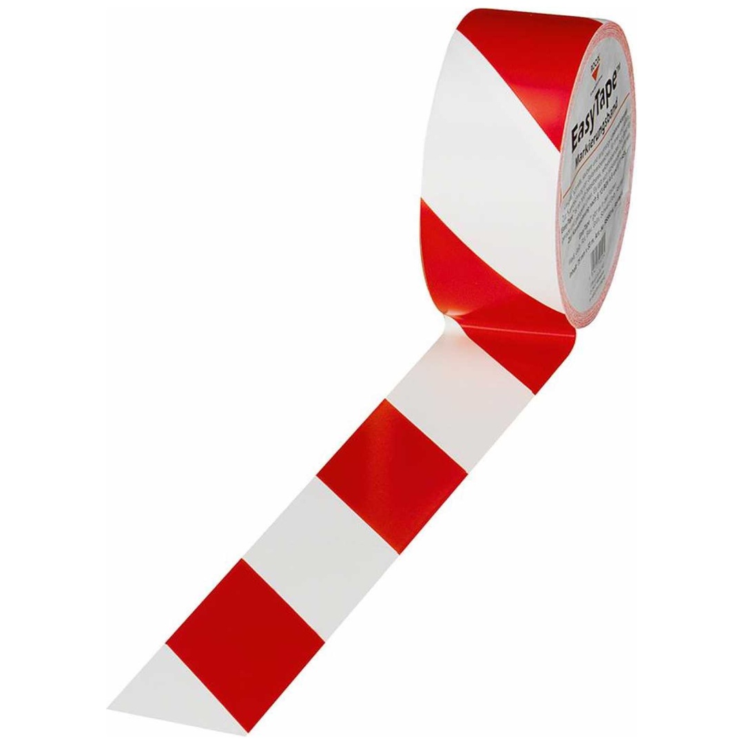 ITW Markierungsband Rot /Weiß75 mm x 33 m