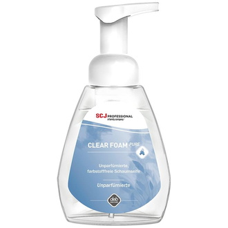 SC Johnson CLEAR FOAM PURE Hand-Schaumseife, mild 250 ml Pumpflasche Duft- und farbstofffrei