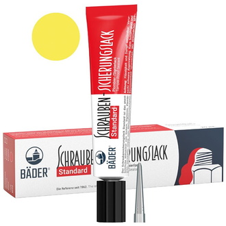 Bäder Schraubensicherungslack Standard 20 ml Tube gelb