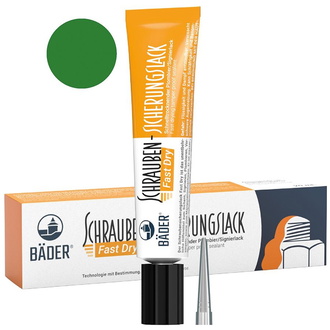 Bäder Schraubensicherungslack Fast Dry 20 ml Tube grün