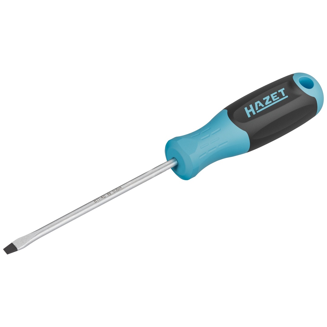 Hazet Schraubendreher 811-40, Schlitz Profil, SW 0,8 x 4 mm