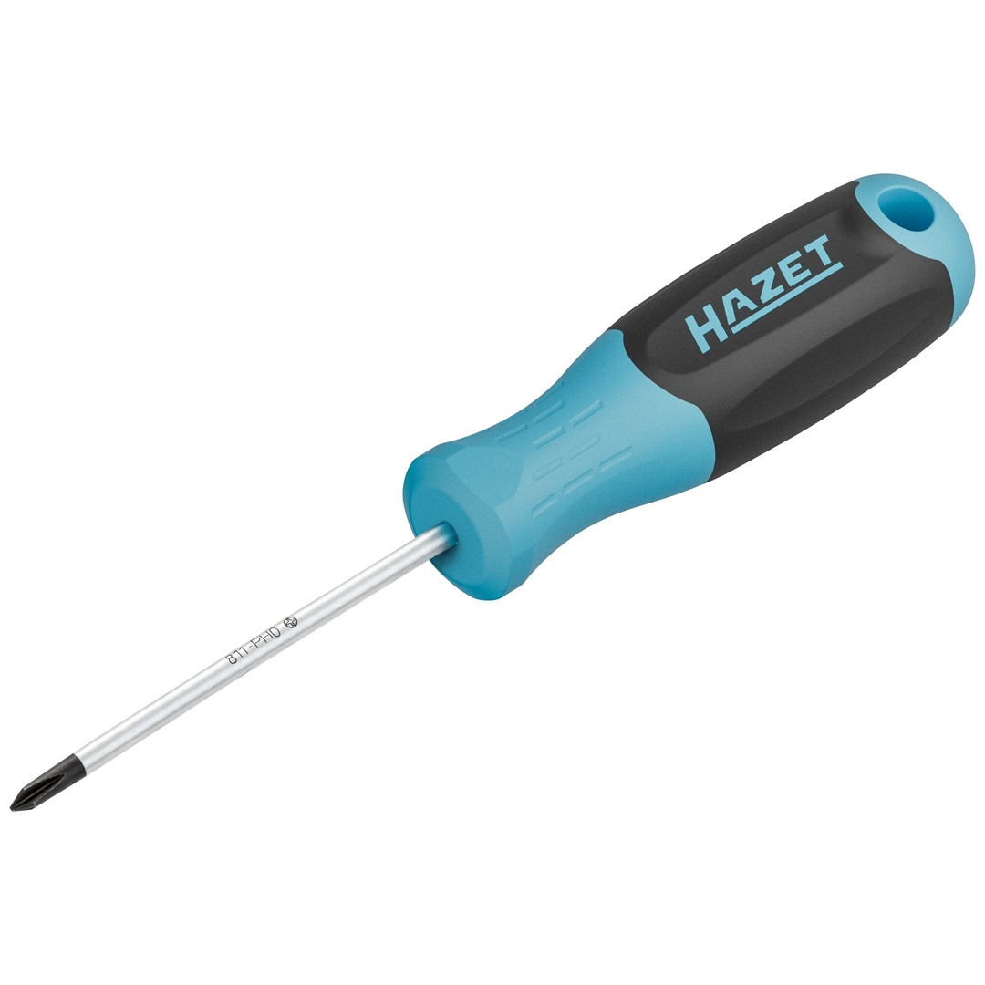 Hazet Schraubendreher 811-PH0, Kreuzschlitz Profil PH, SW PH0