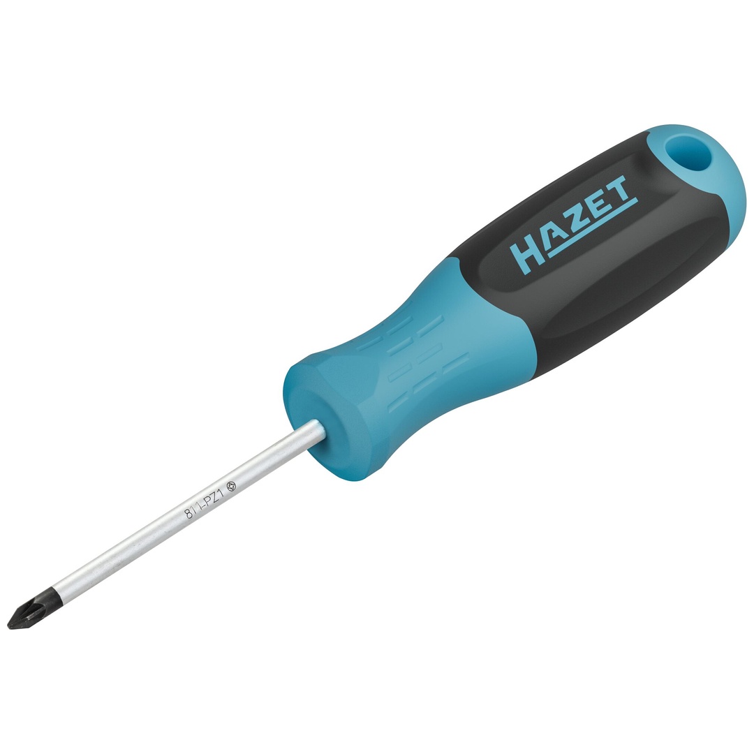 Hazet Schraubendreher 811-PZ1, Pozidriv Profil PZ, SW PZ1