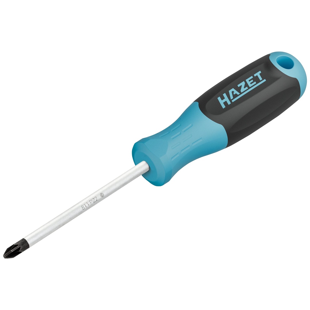 Hazet Schraubendreher 811-PZ2, Pozidriv Profil PZ, SW PZ2