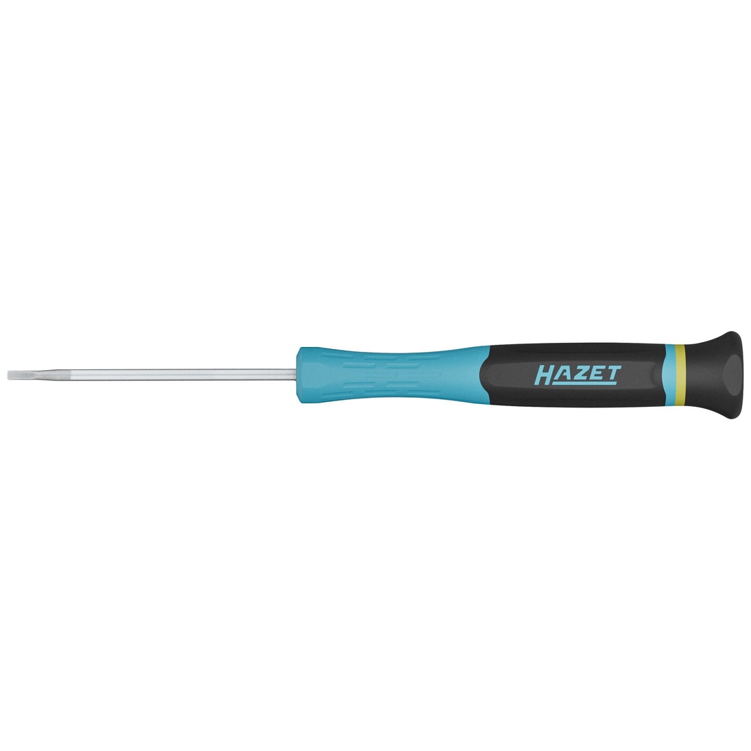 Hazet Elektronik Schraubendreher Schlitz Profil, SW 0,4 x 2 mm