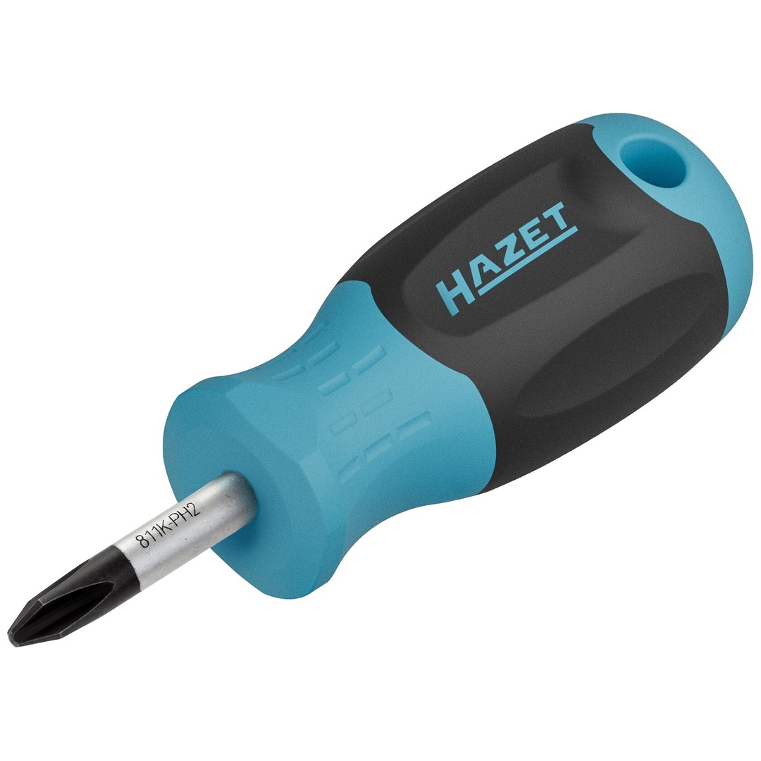 Hazet Schraubendreher 811K-PH2, Kreuzschlitz Profil PH, SW PH2