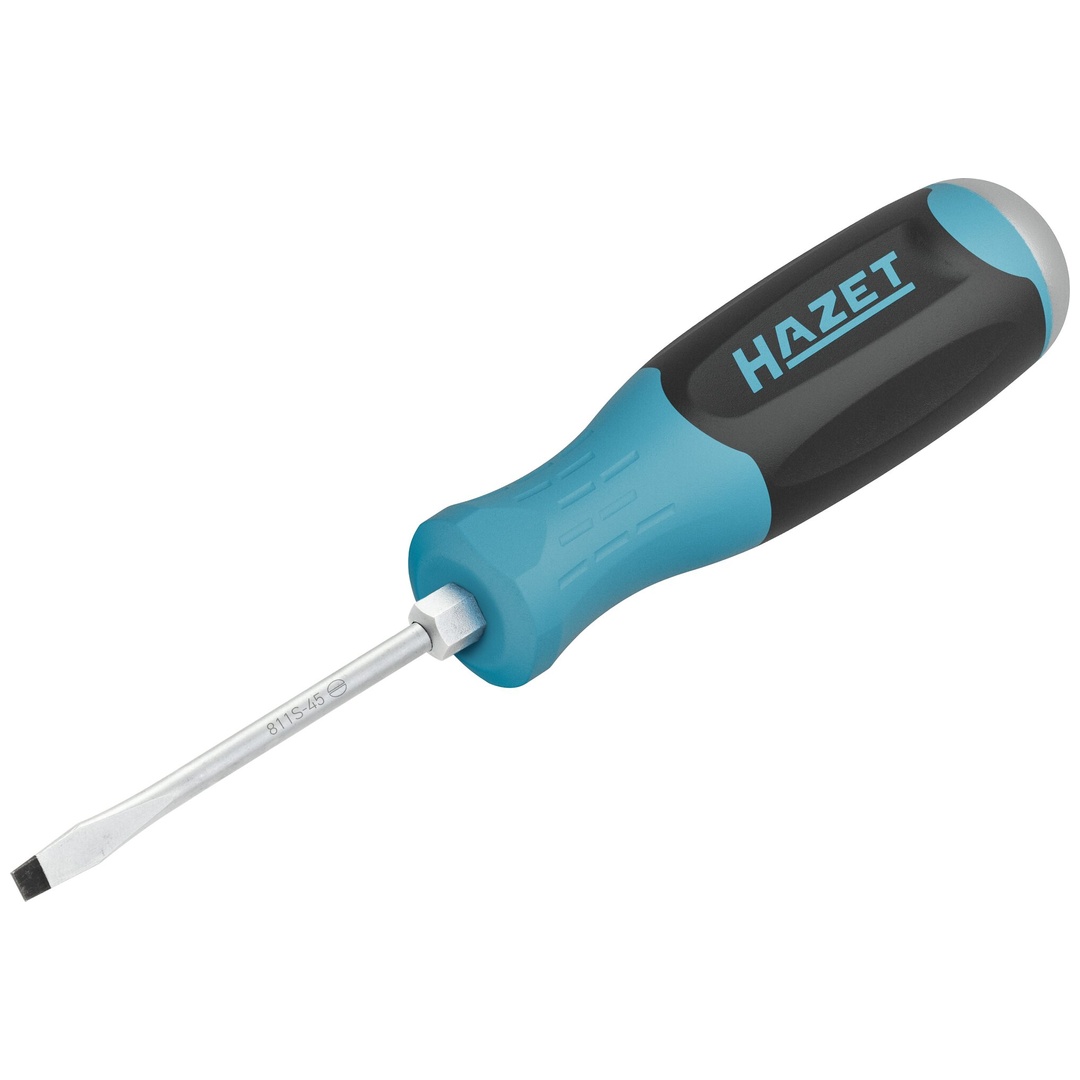 Hazet Schraubendreher 811S-45, Schlitz Profil, SW 0,8 x 4,5 mm