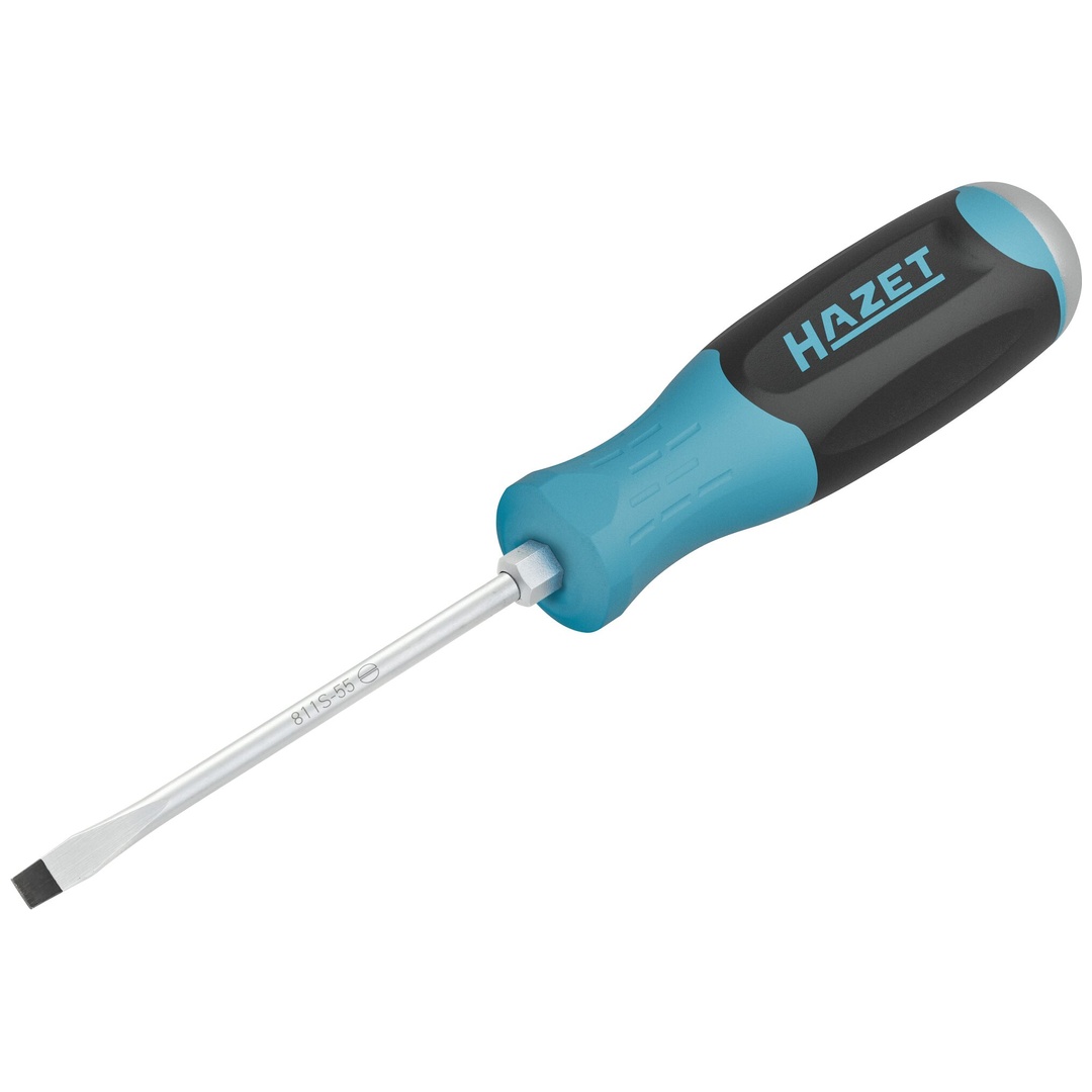Hazet Schraubendreher 811S-55, Schlitz Profil, SW 1 x 5,5 mm