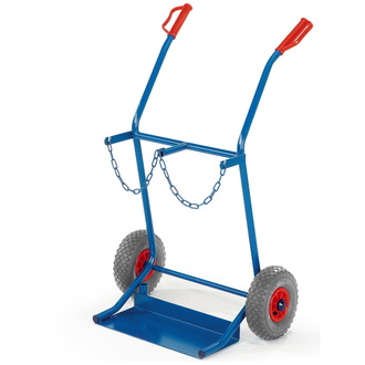 ROLLCART Stahlflaschenkarre (20 ltr), Vollgummirad