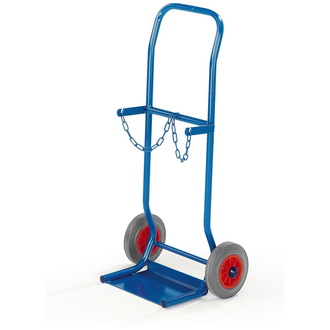 ROLLCART Stahlflaschenkarre (10 ltr), Vollgummirad