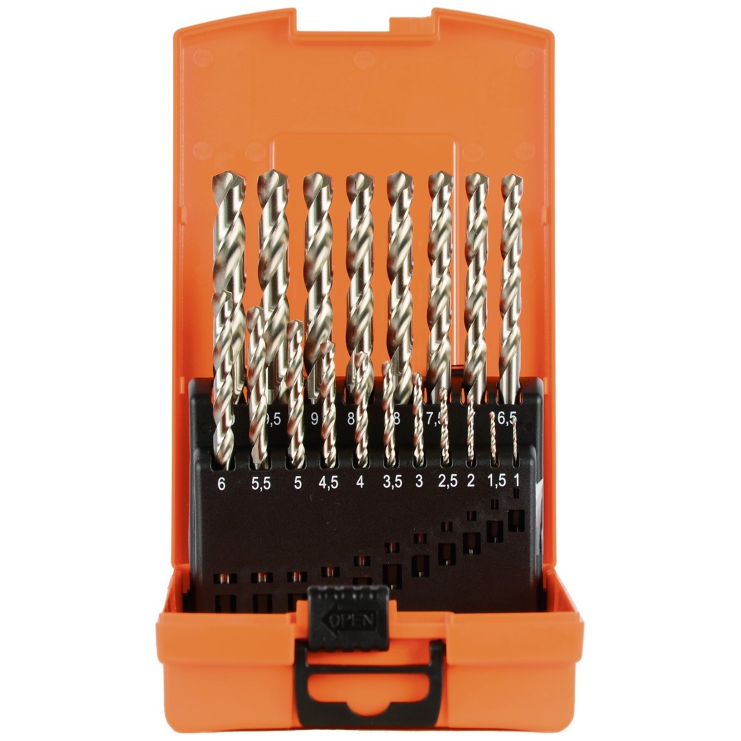Projahn Kunststoffkassette DIN 338 HSS-G 19-tlg, 1-10/0,5 mm - BASIC