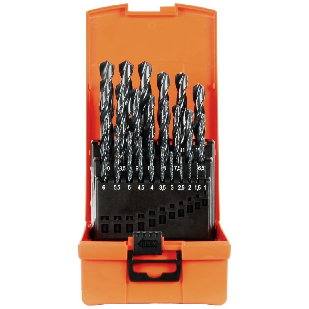 Projahn Kunststoffkassette HSS-R DIN 338 25-tlg, 1-13/0,5 mm - BASIC