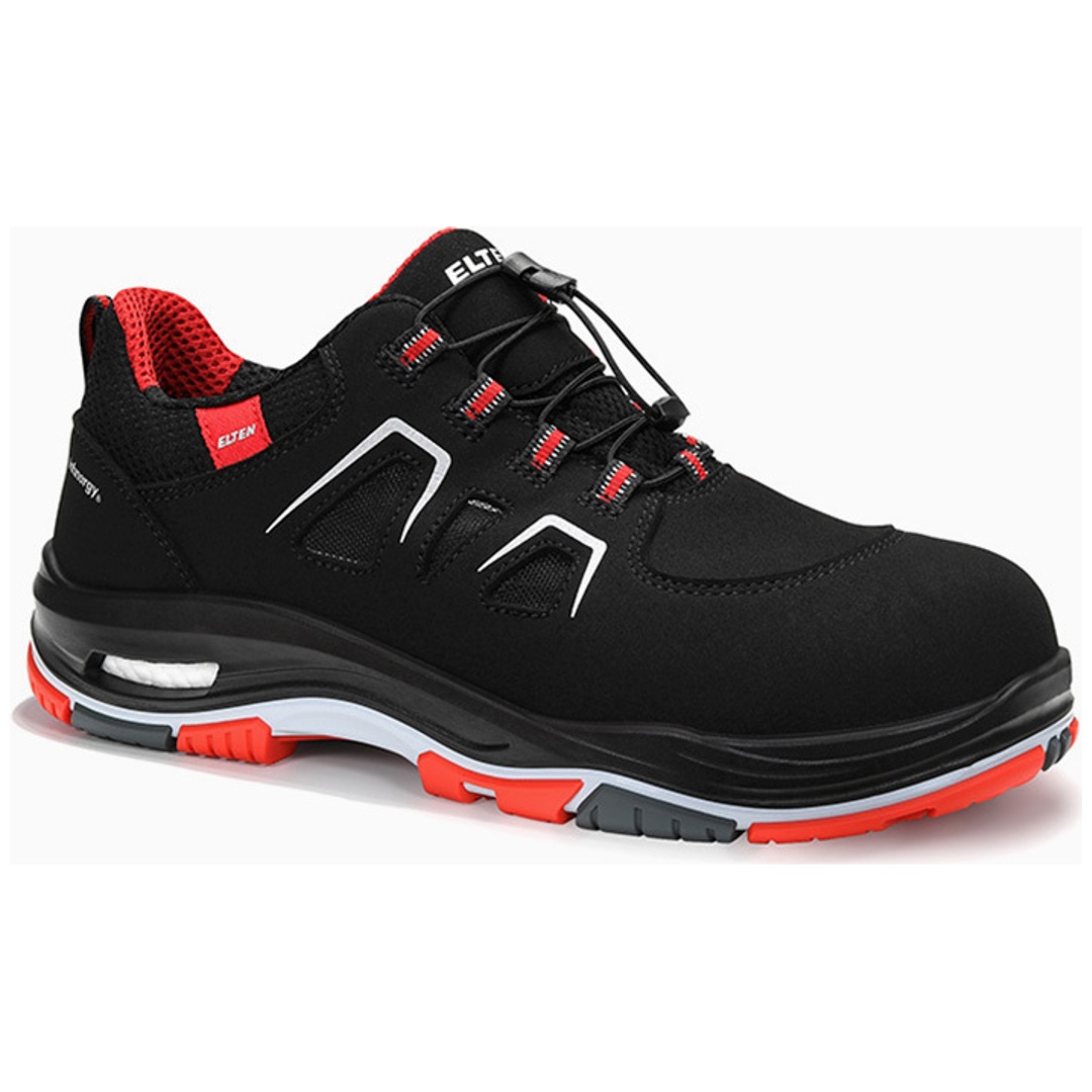 Elten Sicherheitshalbschuh 711351 ALAN Gr. 40 schwarz/rot