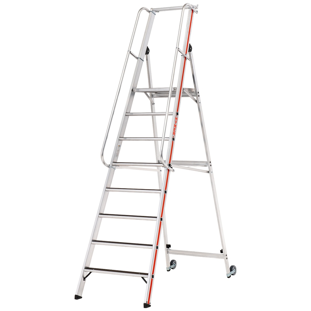 Hymer Plattformleiter R13, 8 Stufen incl. Plattform