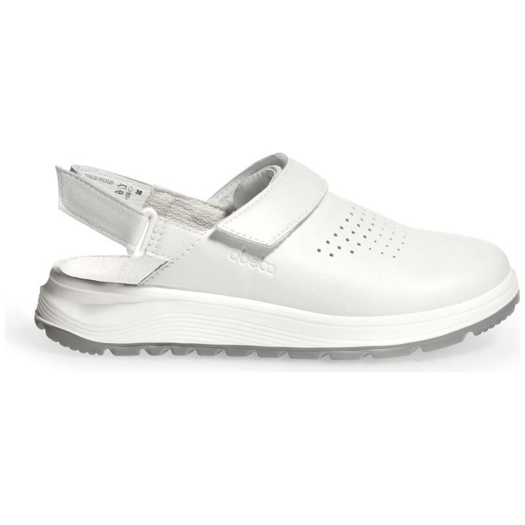 Abeba Clog Active 812020 SRC mit Klettverschluss Gr. 37 weiß