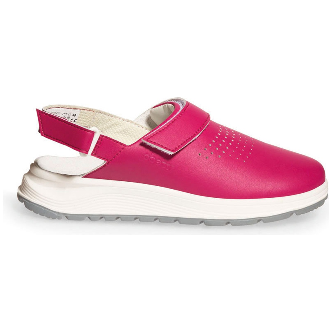 Abeba Clog Active 824020 SRC mit Klettverschluss Gr. 43 fuchsia