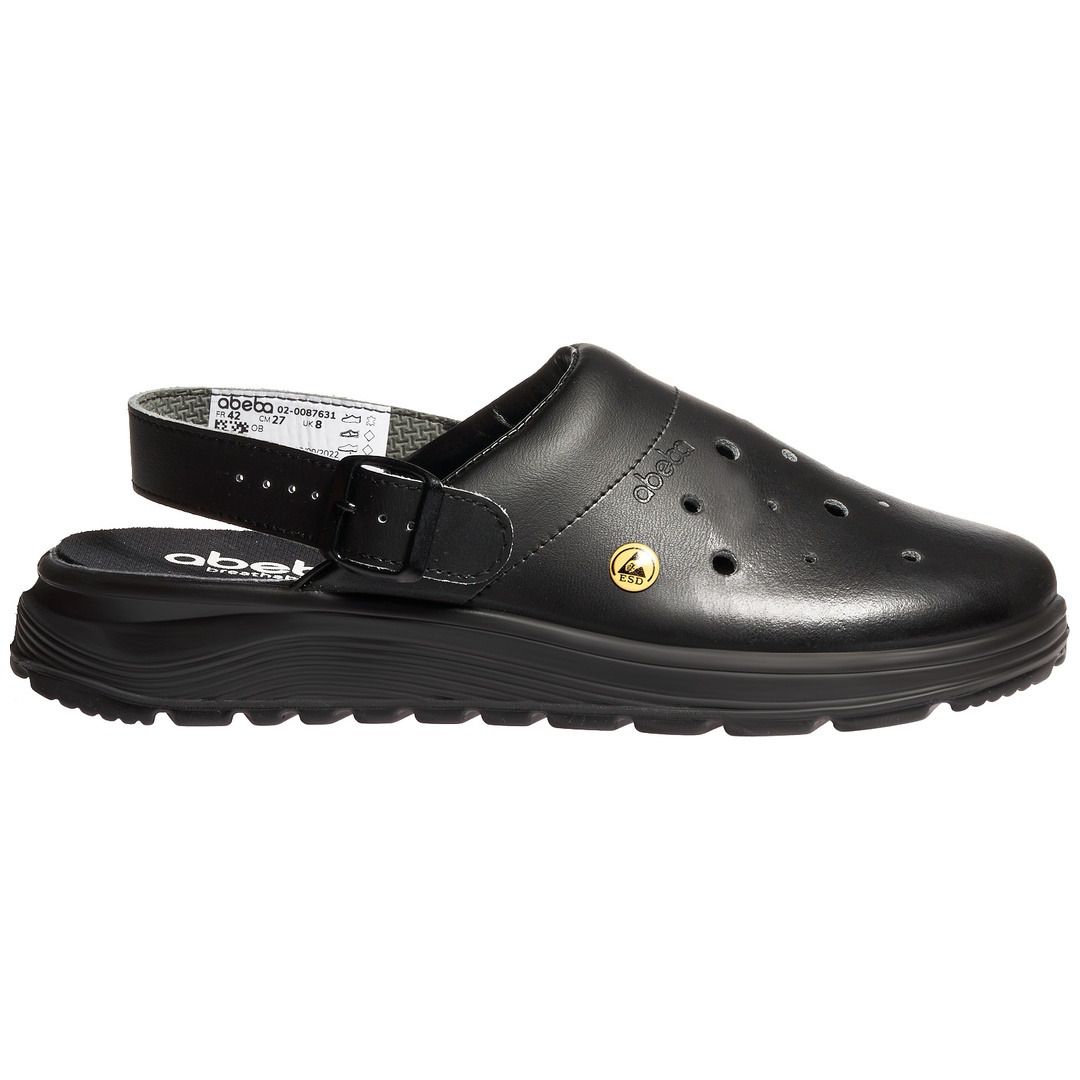 Abeba Clog EASY 2.0 ESD 837631 OB Gr. 44 schwarz