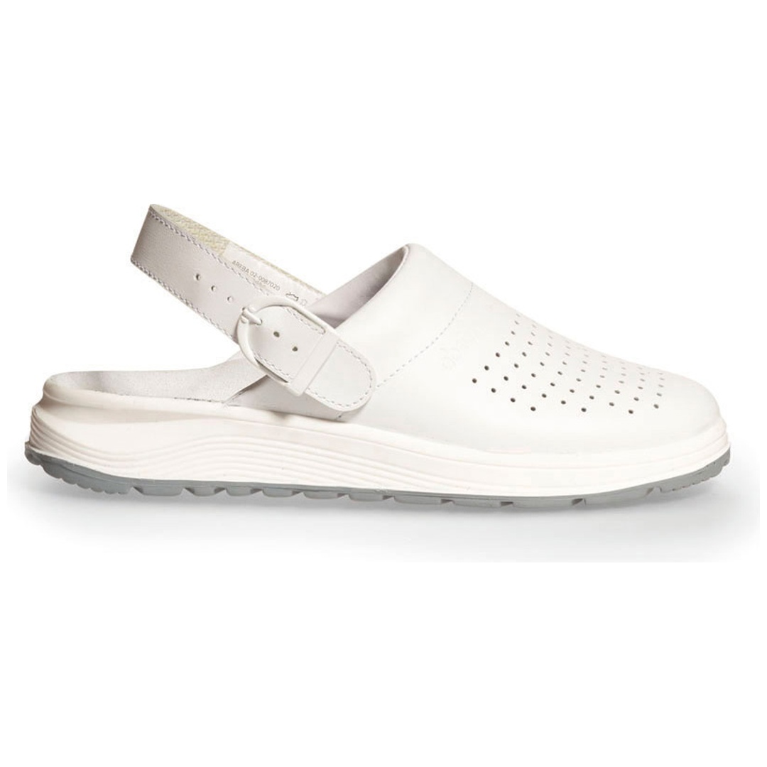 Abeba Clog Active 87020 SRC mit Schnalle Gr. 37 weiß