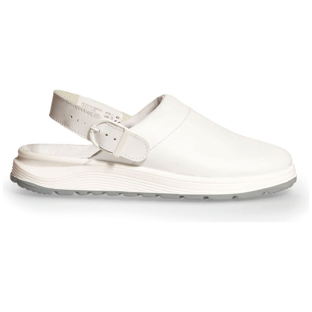 Abeba Clog 87021 Active mit Schnalle Gr. 36 weiß
