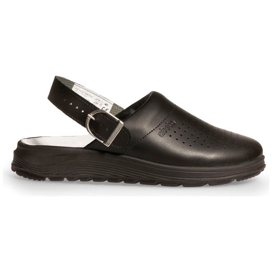 Abeba Clog Active 87030 SRC mit Schnalle Gr. 39 schwarz
